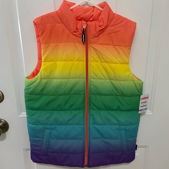 Crayola x Kohl's - Puffer Vest - NWT - Reversible - Kids Size L (14/16) - Picture 1 of 12